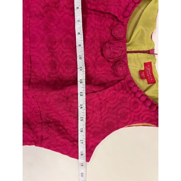 Signature by Sangria Women's Lined Sleeveless A-line Mini Dress Pink Size 12 - Picture 6 of 8